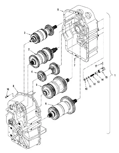 87431399 - Вал в сборе