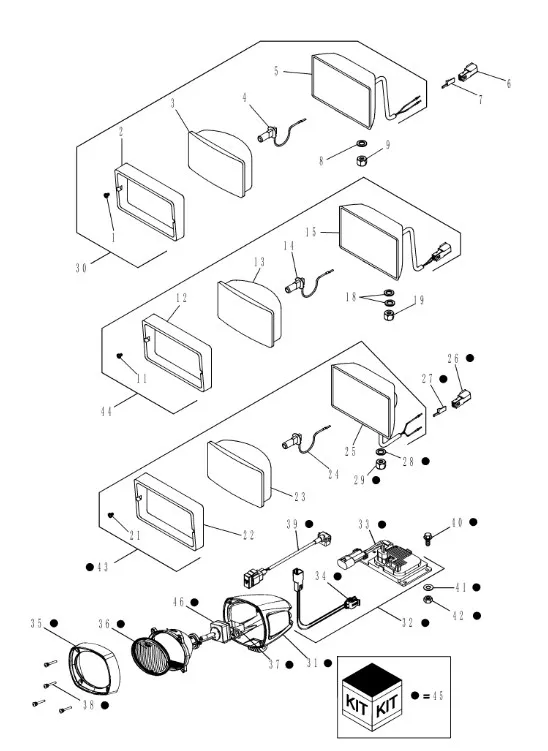 87475204 - Пластина крепления лампы