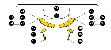 87474512 - Сектор ножа
